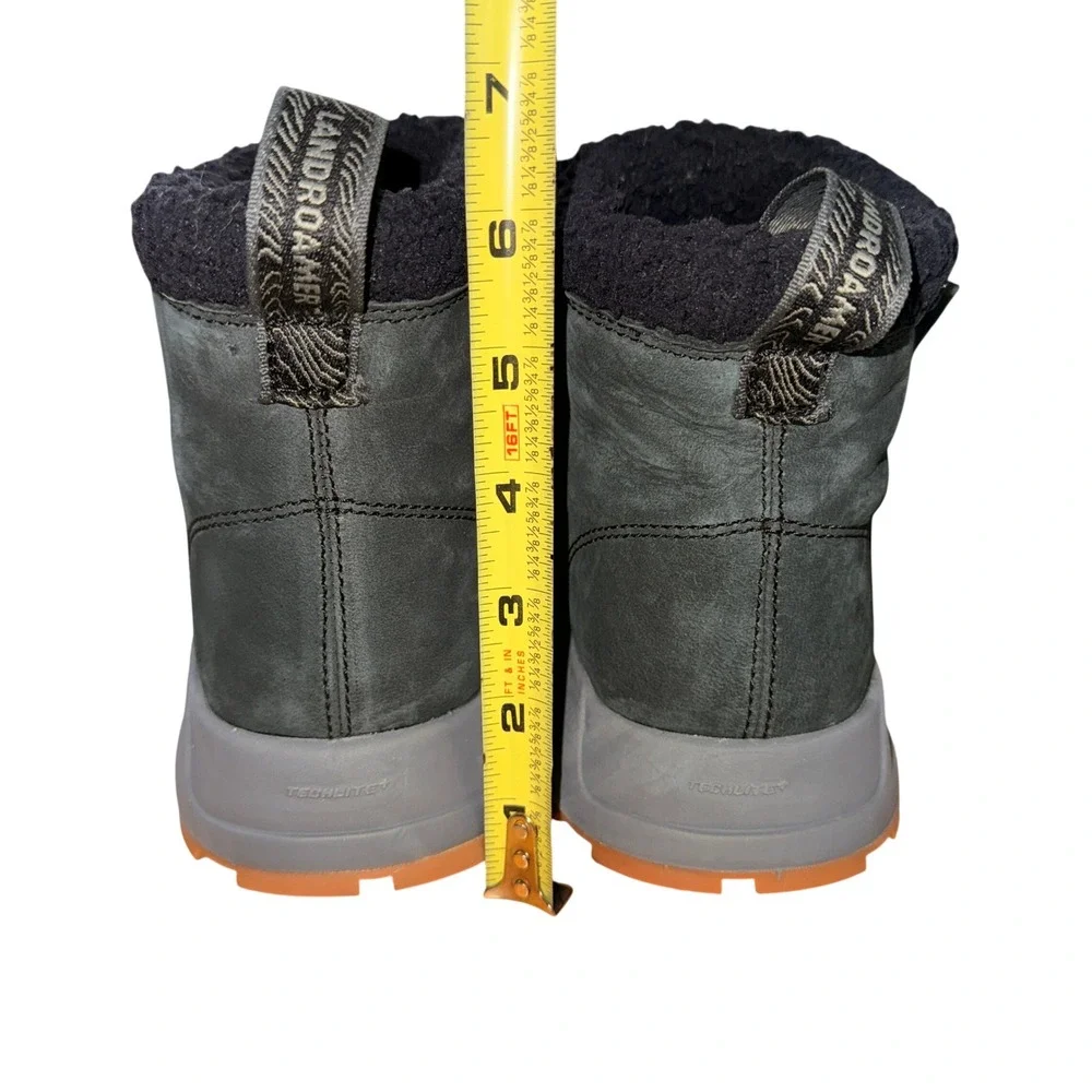 NEW Columbia Landroamer Boots Womens 9 Ankle Black Suede Faux Shearling Lined